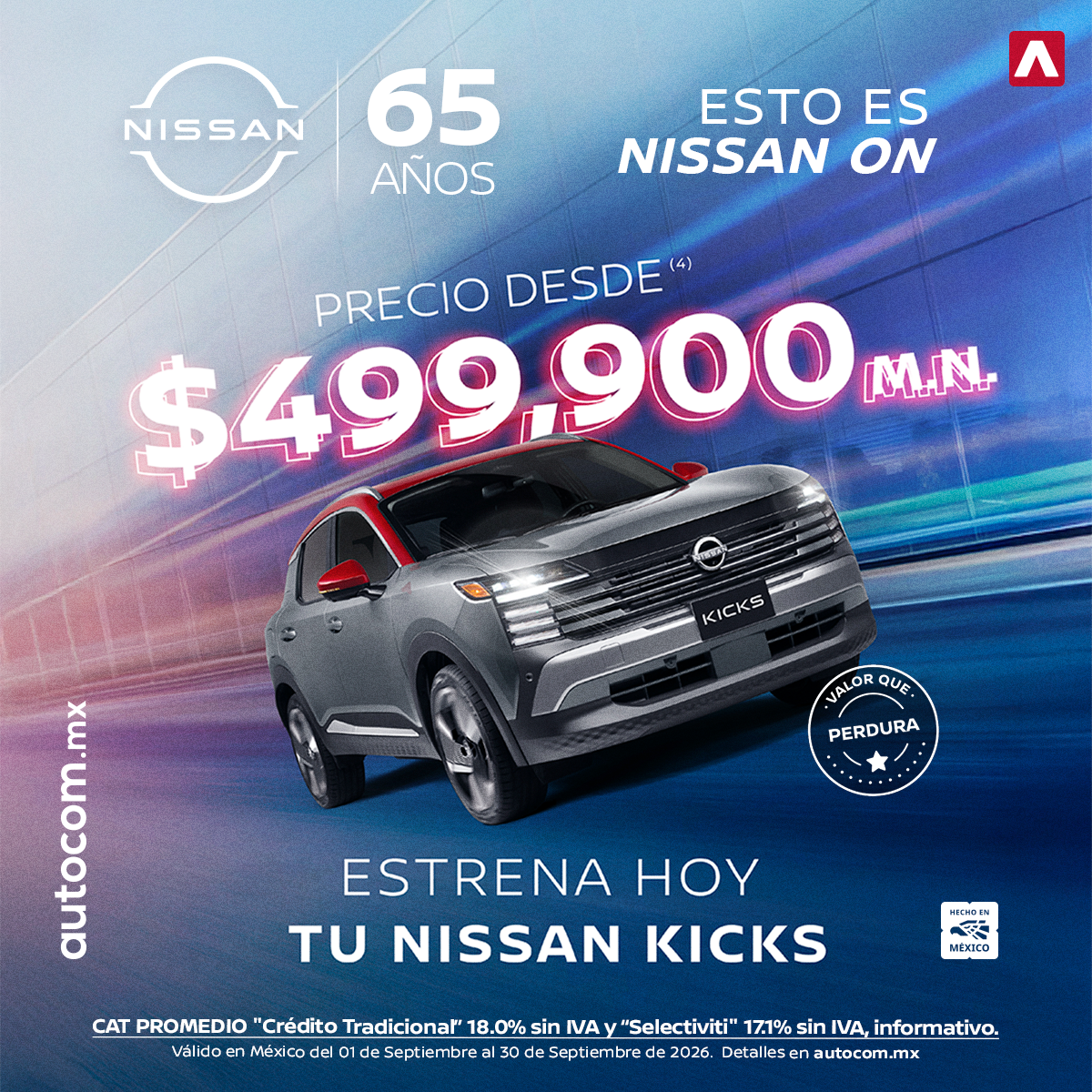 ESTRENA HOY TU NISSAN KICKS