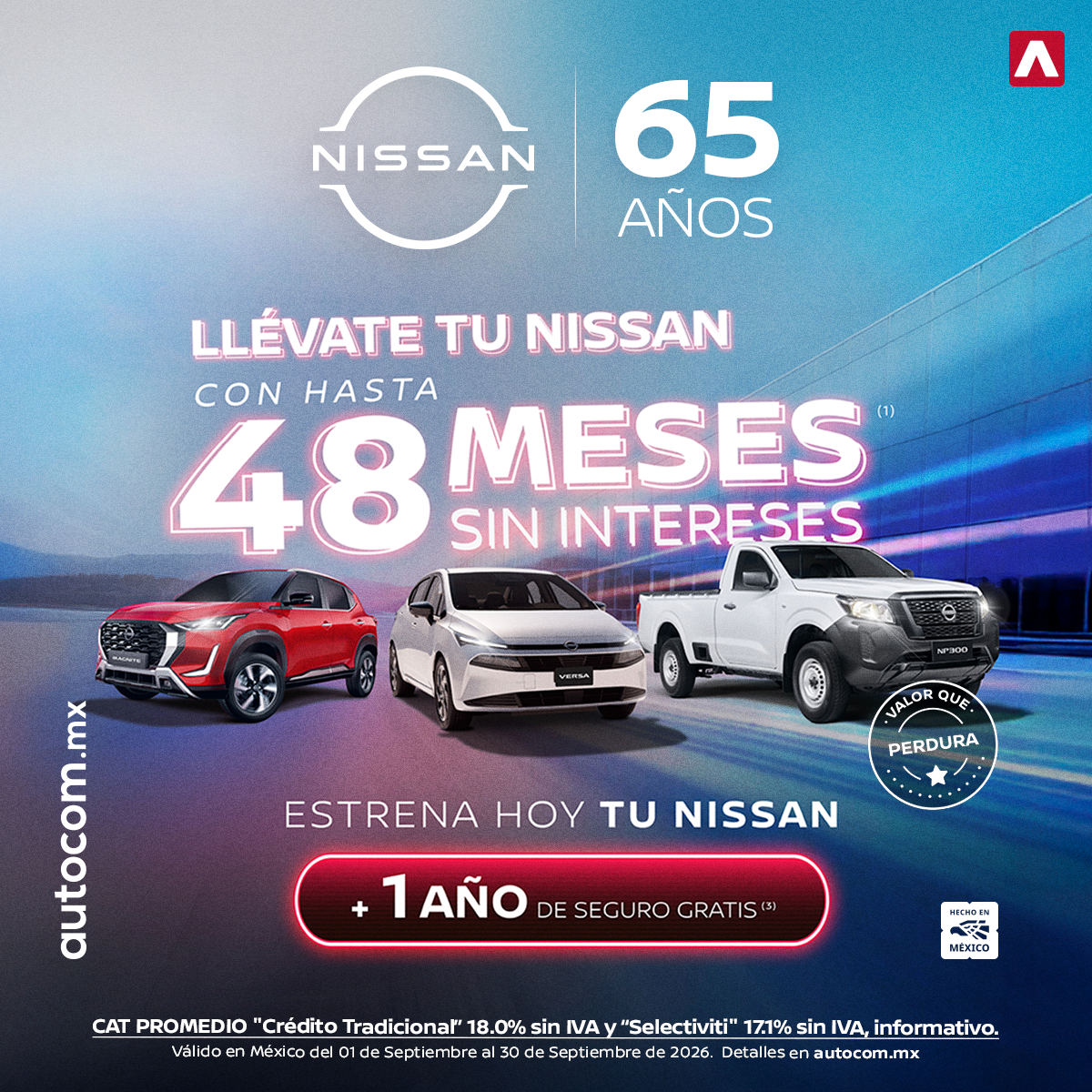 ESTRENA HOY TU NISSAN